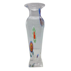 Murano Art Glass Vase Size 8" Tall